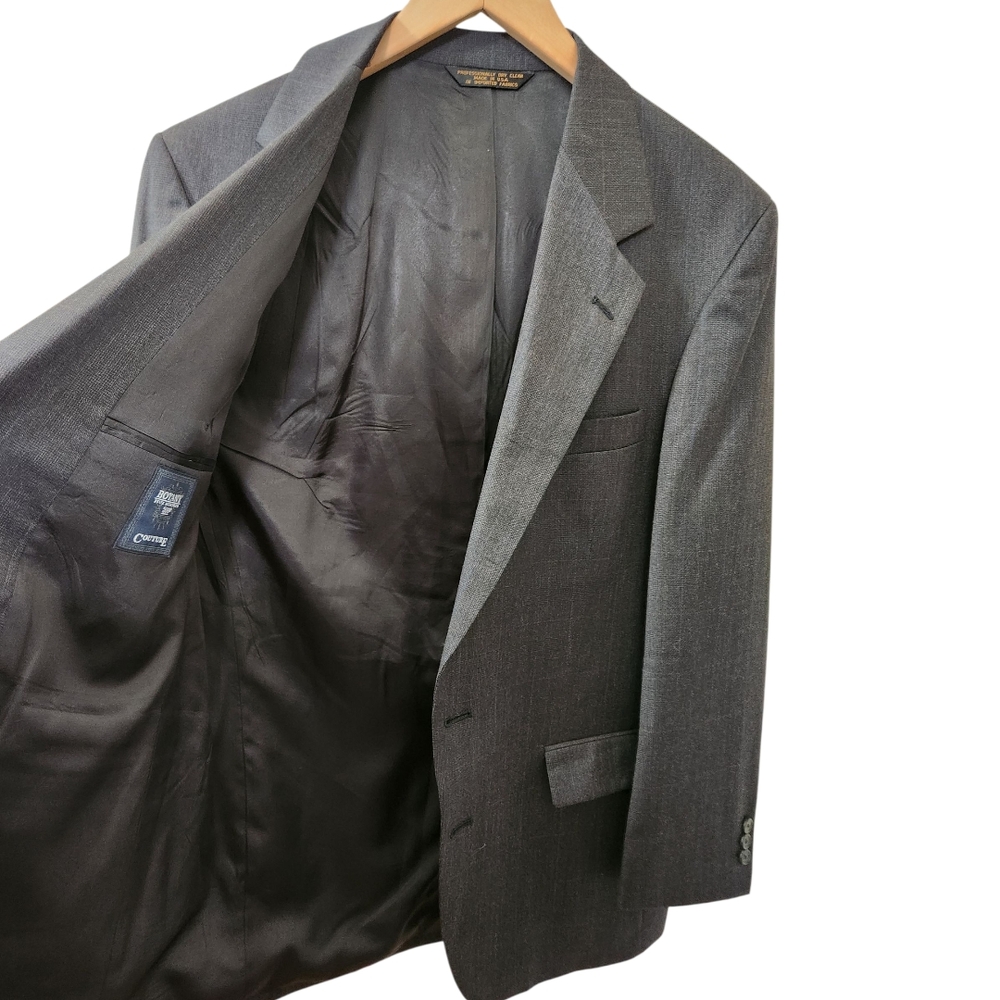 BOTANY 500 COUTURE Men's Charcoal Grey Blazer - Size 39R - Picture 5 of 14